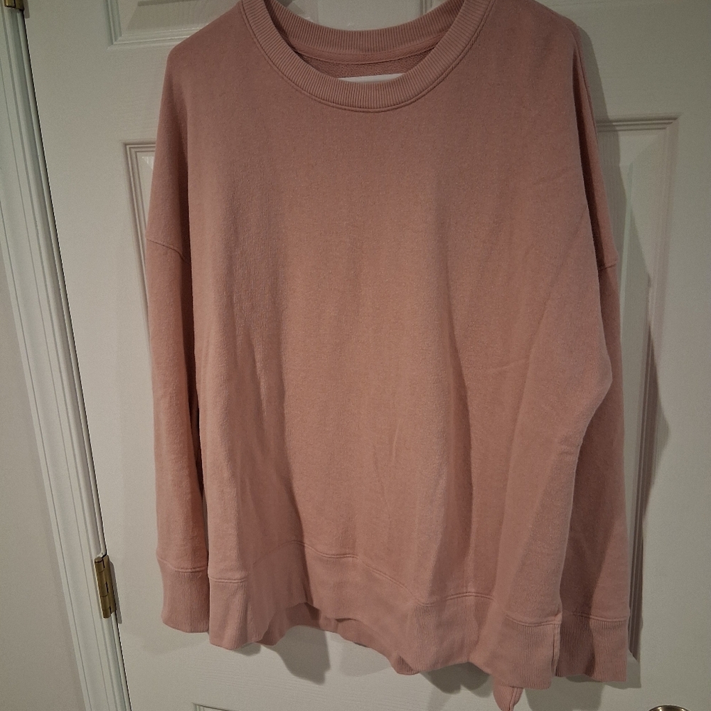 Time Tru Women's Pink Crew Neck Sweater Size 3X Slightly Used